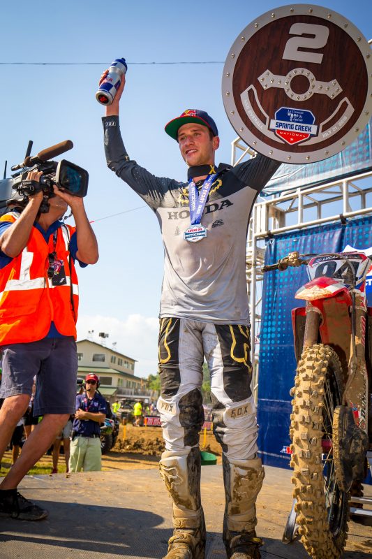 Roczen Impresses with Another Second Overall at Spring Creek National