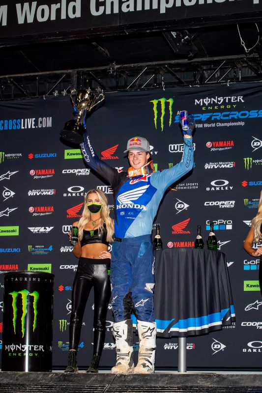 Jett Lawrence Scores Career-First AMA 250SX Win at Houston 2 Supercross