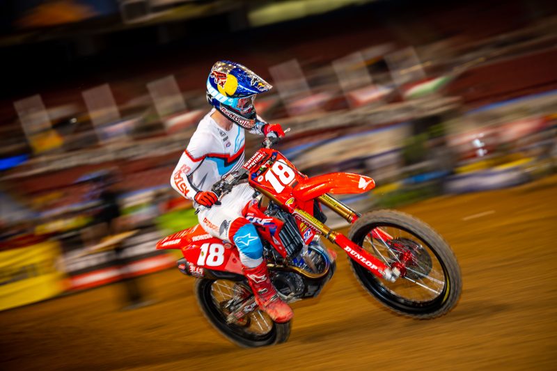 Twin Second-Overall Finishes for Team Honda HRC at St. Louis Triple Crown Supercross