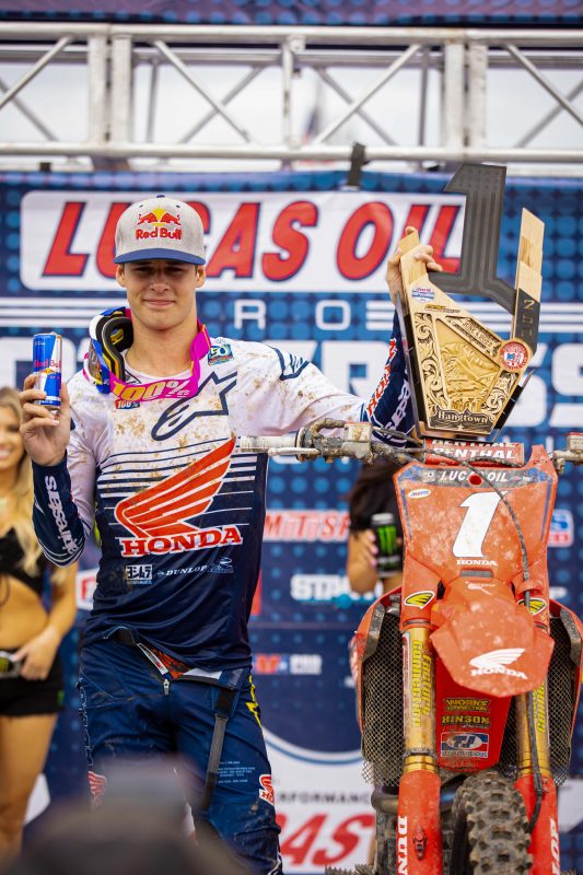 Jett Lawrence takes 250 Overall Win at Hangtown National MX