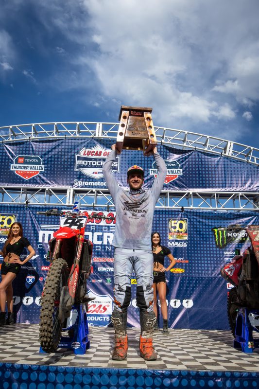Dual Wins for Team Honda HRC at Thunder Valley National MX
