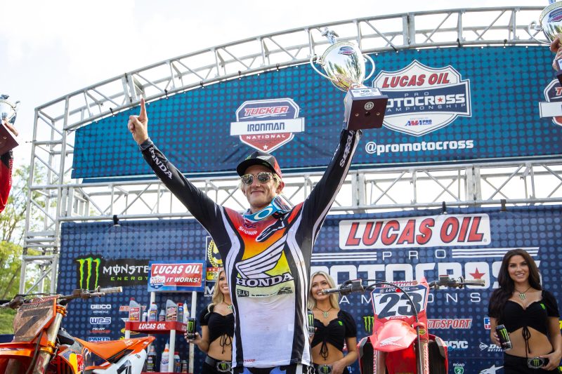 Team Honda HRC Sweeps Overall Wins at Ironman MX