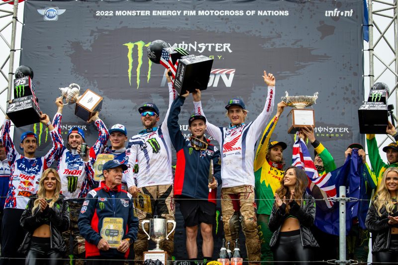 Team Honda HRC Riders Shine at Motocross of Nations