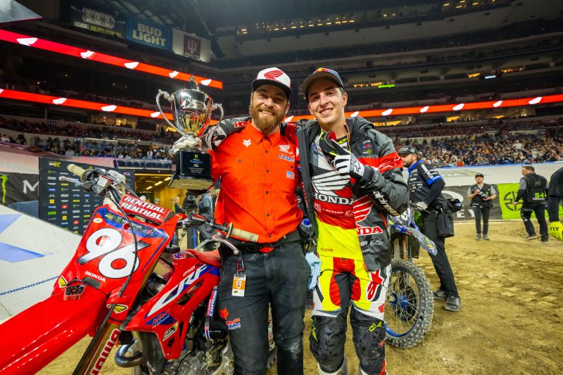 Hunter Lawrence Wins Again at Indianapolis Supercross