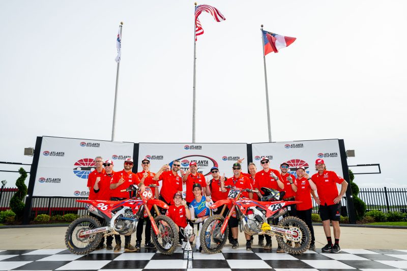 Double Wins for Team Honda HRC at Atlanta Supercross
