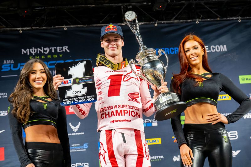 Second 250SX Title in Two Weeks for Team Honda HRC