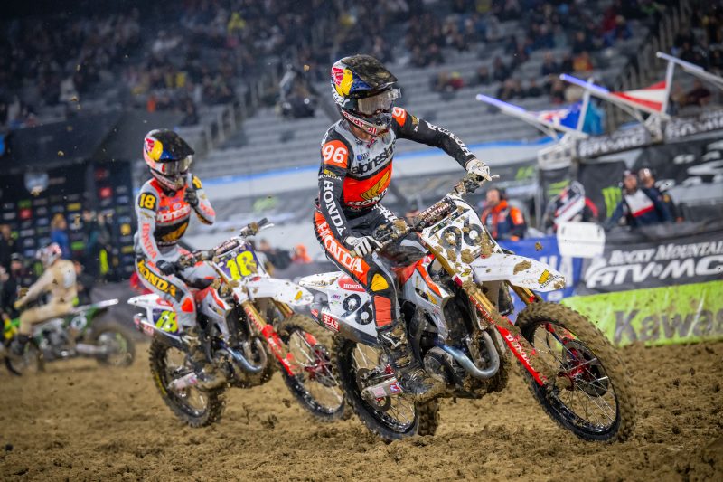 Team Honda HRC Fights Through Challenging Conditions in San Diego