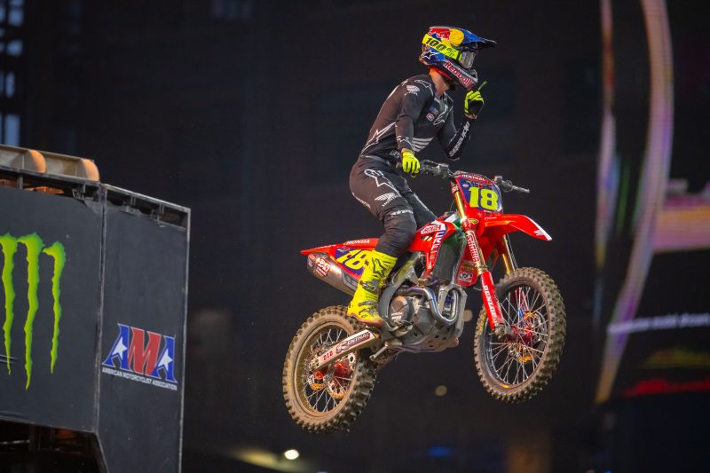 At Detroit SX, Jett Lawrence Becomes First Two-Time Winner of ’24